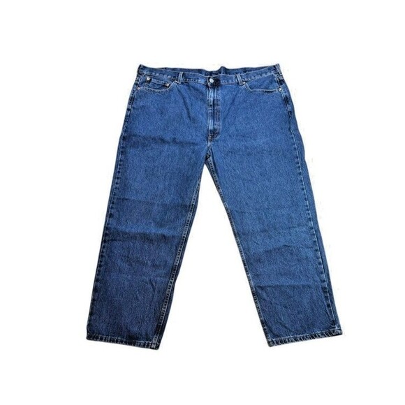 Levi's 550 Relaxed Straight Tapered Leg Jeans Mens Size 48X30 Blue Denim (48X29) - Picture 1 of 9